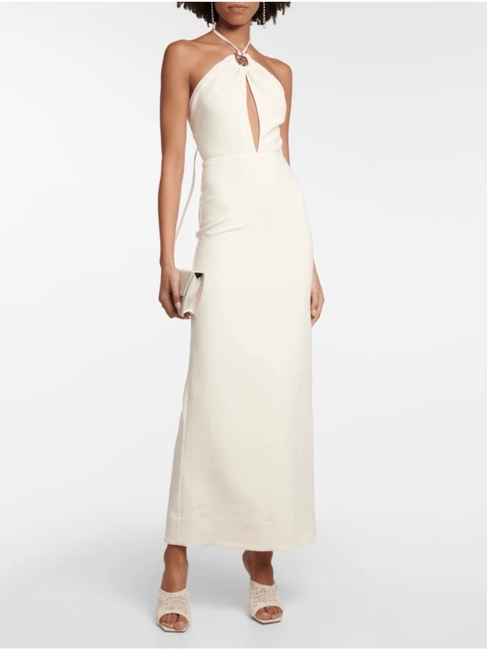 STAUD Abigail crepe maxi dress
